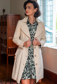 Naomi Beige Trench Coat