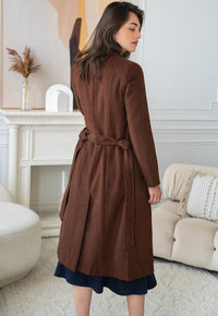 Valencia Brown Wool Coat