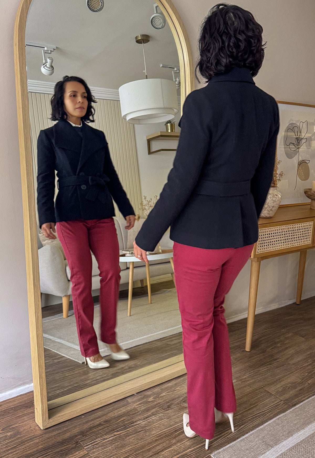 Pants Marcela Cherry