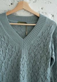 Las Perlas Pullover Blue