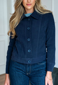 Afrika Azul Cropped Jacket
